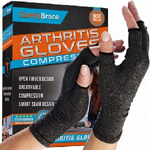  1. Comfy Brace Arthritis Hand Gloves For Arthritis Hands