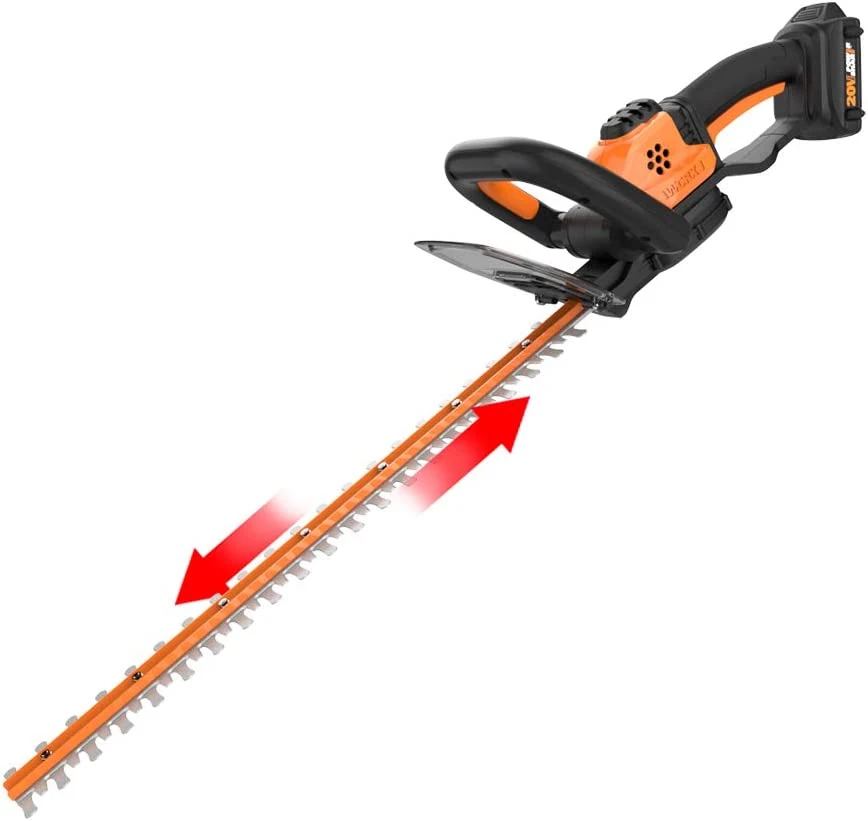 1. Worx Cordless Hedge Trimmer