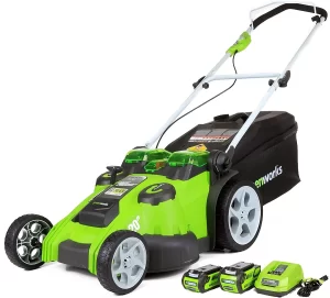 5. GreenWorks G-MAX 20’’ Cordless Mower
